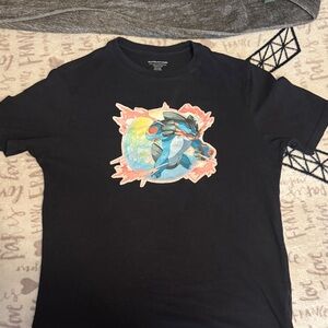 Amazon Essentials Kids Black Graphic T-Shirt